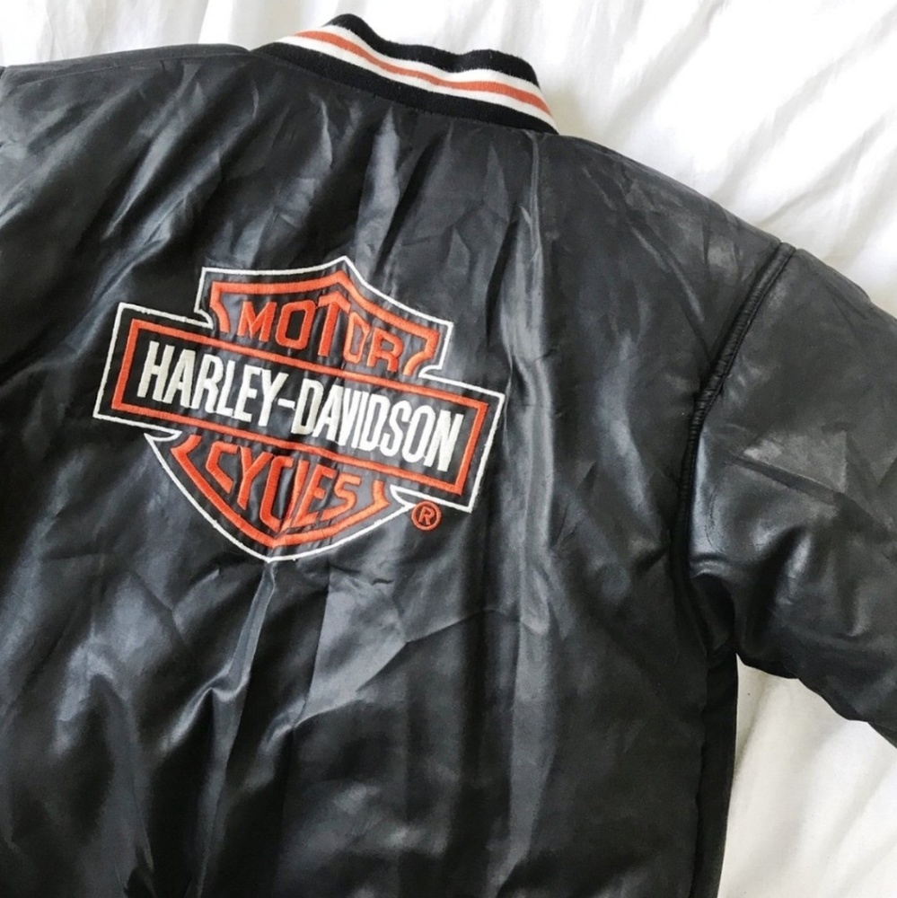 Harley Davidson reversible bomber jacket